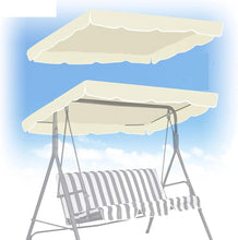 Load image into Gallery viewer, 65"x45" Patio Swing Canopy Replacement Top Outdoor Seater Porch Swing Canopy Cover, Cover ONLY