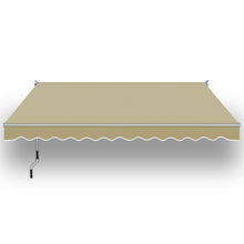 Load image into Gallery viewer, SUNNYOUTDOOR 8x6.5 FT Patio Awning Retractable Outdoor Sun Shade Manual Patio Deck Awning Heavy Duty Awning