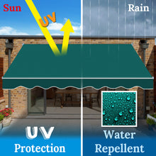 Load image into Gallery viewer, SUNNYOUTDOOR 8x6.5 FT Patio Awning Retractable Outdoor Sun Shade Manual Patio Deck Awning Heavy Duty Awning