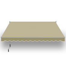 Load image into Gallery viewer, SUNNYOUTDOOR 12'x10' Patio Awning Retractable Awning Sun Shade Manual Patio Deck Awning