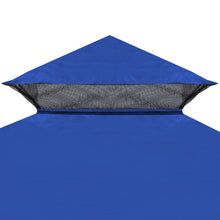 Load image into Gallery viewer, 10x10ft Double Tiered Replacement Canopy ONLY Patio Pavilion Gazebo Sunshade Polyester Cover
