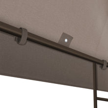 Load image into Gallery viewer, 10x10ft Double Tiered Replacement Canopy ONLY Patio Pavilion Gazebo Sunshade Polyester Cover