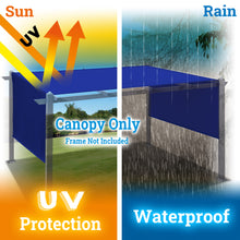 Load image into Gallery viewer, SUNNYOUTDOOR 18' L x 8.2' W Pergola Replacement Canopy Universal Pergola Canopy Replacement Top Cover for Pergola Structure, Frame NOT included