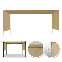 Load image into Gallery viewer, SUNNYOUTDOOR 18' L x 8.2' W Pergola Replacement Canopy Universal Pergola Canopy Replacement Top Cover for Pergola Structure, Frame NOT included