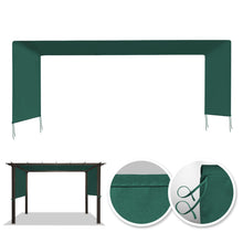 Load image into Gallery viewer, SUNNYOUTDOOR 18' L x 8.2' W Pergola Replacement Canopy Universal Pergola Canopy Replacement Top Cover for Pergola Structure, Frame NOT included