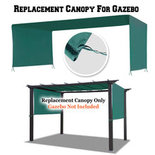 Load image into Gallery viewer, SUNNYOUTDOOR 18' L x 8.2' W Pergola Replacement Canopy Universal Pergola Canopy Replacement Top Cover for Pergola Structure, Frame NOT included