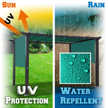 Load image into Gallery viewer, SUNNYOUTDOOR 18' L x 8.2' W Pergola Replacement Canopy Universal Pergola Canopy Replacement Top Cover for Pergola Structure, Frame NOT included