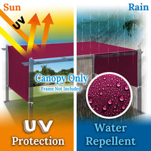 Load image into Gallery viewer, SUNNYOUTDOOR 18' L x 8.2' W Pergola Replacement Canopy Universal Pergola Canopy Replacement Top Cover for Pergola Structure, Frame NOT included