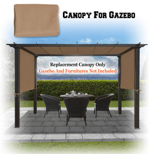 Load image into Gallery viewer, SUNNYOUTDOOR 18' L x 8.2' W Pergola Replacement Canopy Universal Pergola Canopy Replacement Top Cover for Pergola Structure, Frame NOT included