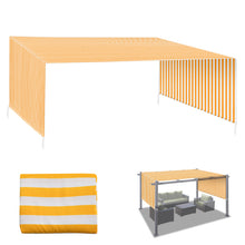 Load image into Gallery viewer, SUNNYOUTDOOR 18' L x 8.2' W Pergola Replacement Canopy Universal Pergola Canopy Replacement Top Cover for Pergola Structure, Frame NOT included