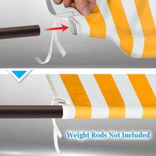 Load image into Gallery viewer, SUNNYOUTDOOR 18' L x 8.2' W Pergola Replacement Canopy Universal Pergola Canopy Replacement Top Cover for Pergola Structure, Frame NOT included