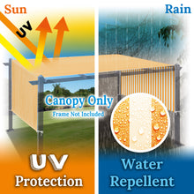 Load image into Gallery viewer, SUNNYOUTDOOR 18' L x 8.2' W Pergola Replacement Canopy Universal Pergola Canopy Replacement Top Cover for Pergola Structure, Frame NOT included