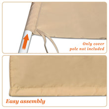 Load image into Gallery viewer, SUNNYOUTDOOR 18' L x 8.2' W Pergola Replacement Canopy Universal Pergola Canopy Replacement Top Cover for Pergola Structure, Frame NOT included