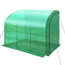 Load image into Gallery viewer, SUNNYOUTDOOR 10x5x7'H Lean to Walk-in Wall Greenhouse Outdoor Waterproof Hot House w 3 Tiers/6 Shelves Gardening