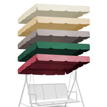 Load image into Gallery viewer, 65"x45" Patio Swing Canopy Replacement Top Outdoor Seater Porch Swing Canopy Cover, Cover ONLY