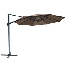 Load image into Gallery viewer, STRONG CAMEL 11.5' Round Heavy Duty Cantilever Offset Umbrella Tilt 360 Rotation Patio Spa