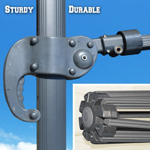 Load image into Gallery viewer, STRONG CAMEL 11.5' Round Heavy Duty Cantilever Offset Umbrella Tilt 360 Rotation Patio Spa