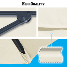 Load image into Gallery viewer, STRONG CAMEL 11.5' Round Heavy Duty Cantilever Offset Umbrella Tilt 360 Rotation Patio Spa