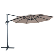 Load image into Gallery viewer, STRONG CAMEL 11.5' Round Heavy Duty Cantilever Offset Umbrella Tilt 360 Rotation Patio Spa