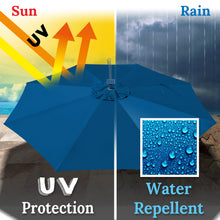 Load image into Gallery viewer, 10ft 8rib Replacement Canopy cover for Solar Cantilever Patio Hanging Umbrella
