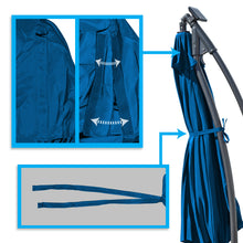 Load image into Gallery viewer, 10ft 8rib Replacement Canopy cover for Solar Cantilever Patio Hanging Umbrella