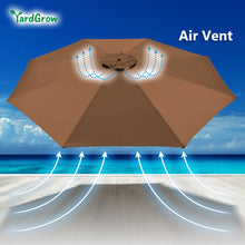 Load image into Gallery viewer, 10ft 8 Rib Canopy Replacement Cover for Patio Hanging Umbrella