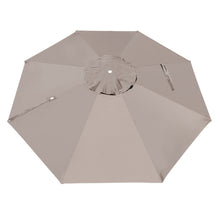 Load image into Gallery viewer, 11.5 FT Roma Cantilever Umbrella Top Cover 8-ribs Patio Replacement Canopy Outdoor, Canopy Only