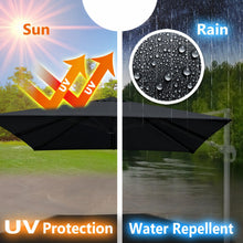 Load image into Gallery viewer, 10'x10' Umbrella Canopy Replacement Cantilever Umbrella Replacement Canopy, Canopy ONLY, Frame NOT Included