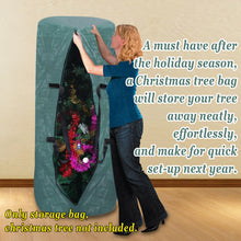Load image into Gallery viewer, Heavy Duty Large Artificial Christmas Tree Carry Storage Bag Holiday Clean Up to 9'