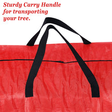 Load image into Gallery viewer, Heavy Duty Large Artificial Christmas Tree Carry Storage Bag Holiday Clean Up to 9'