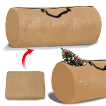 Load image into Gallery viewer, Heavy Duty Large Artificial Christmas Tree Carry Storage Bag Holiday Clean Up to 9'