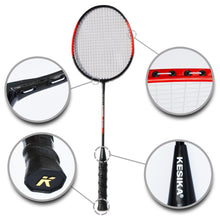 Load image into Gallery viewer, 2 Pack Badminton Racquet Lightweight Badminton Set with Bag
