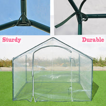Load image into Gallery viewer, Outdoor Green House Walk in Garden Greenhouse Canopy Gazebo Plant House (5.9'X3.5'X5')
