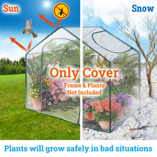 Load image into Gallery viewer, Replacement Cover for 5.9' x 3.5' x 5' Outdoor Plants Greenhouse Plant Flower Garden Green Hous-Cover Only