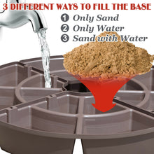 Load image into Gallery viewer, Planter Base Outdoor Patio Umbrella Stand Deck Parasol SAND Weight Universal