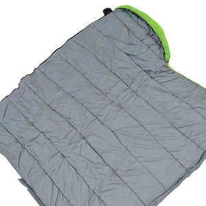 Double Conjoined Hooded Sleeping Bag Outdoor Camping or Indoor Sleep