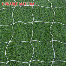 Load image into Gallery viewer, 24'x8' 12'x7' Official Size Soccer Goal Net for Outdoor Football Training