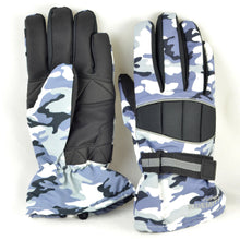 Load image into Gallery viewer, 11.4"L Waterproof Winter Warm Camouflage Work Gloves Ski Glove Motorcycle