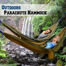 Load image into Gallery viewer, Light Travel Parachute Hammock Nylon Swing Bed