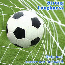 Load image into Gallery viewer, 24'x8' 12'x7' Official Size Soccer Goal Net for Outdoor Football Training