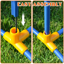 Load image into Gallery viewer, Portable & Easy Setup Badminton Volleyball Nylon Sports Net with Poles & Carrying Bag