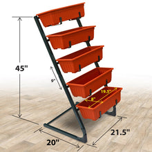 Load image into Gallery viewer, New 5 Tier Vertical Raised Garden Bed Planter Boxes Patio Balcony