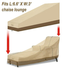 Load image into Gallery viewer, Waterproof Outdoor protection for Patio Chaise Lounge Furniture
