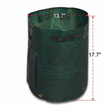 Load image into Gallery viewer, Garden Potato Grow Planter PE Bag Container Tub Outdoor Indoor Vegetables Garden Dia.13.7" Barrel