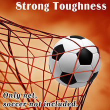 Load image into Gallery viewer, 24'x8' 12'x7' Official Size Soccer Goal Net for Outdoor Football Training