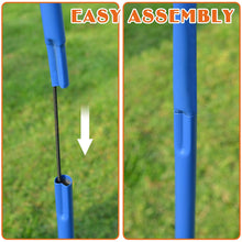 Load image into Gallery viewer, Portable & Easy Setup Badminton Volleyball Nylon Sports Net with Poles & Carrying Bag