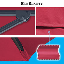 Load image into Gallery viewer, STRONG CAMEL 11.5ft  360 Rotataion Offset Cantilever Hanging Big Solar LED Umbrella(ONLY LOCAL PICK UP)