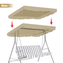 Load image into Gallery viewer, Patio Swing Canopy Replacement Porch Top Cover Outdoor Seat Furniture
