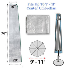 Load image into Gallery viewer, Protective Cover for Straight Patio Umbrella Outdoor Furniture
