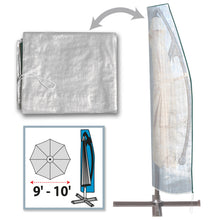Load image into Gallery viewer, 80"L Protective Cover for Hanging Offset Patio Umbrella Outdoor